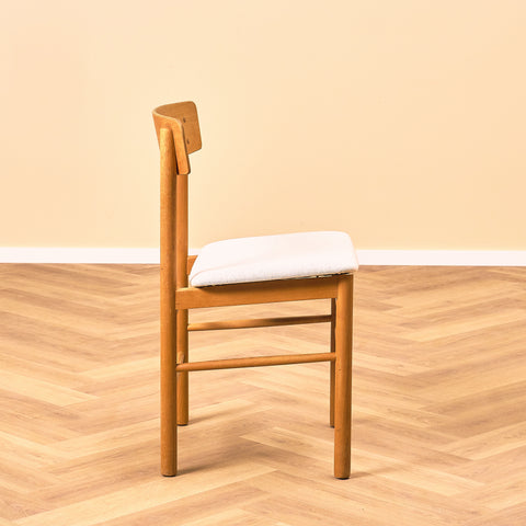 Danish set of 8 dining chairs in beech by Farstrup, model '250'