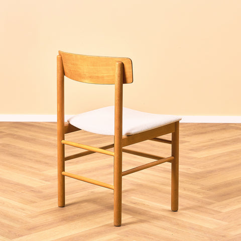 Danish set of 8 dining chairs in beech by Farstrup, model '250'