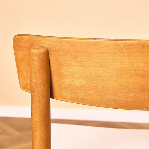 Danish set of 8 dining chairs in beech by Farstrup, model '250'