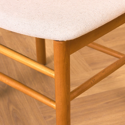 Danish set of 8 dining chairs in beech by Farstrup, model '250'
