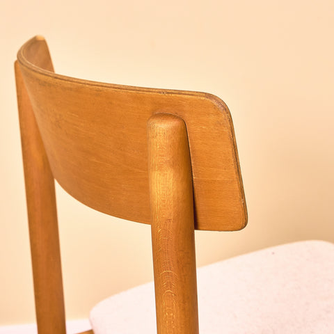 Danish set of 8 dining chairs in beech by Farstrup, model '250'