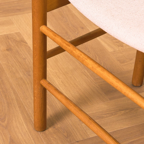 Danish set of 8 dining chairs in beech by Farstrup, model '250'