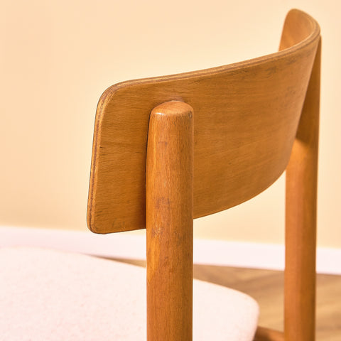 Danish set of 8 dining chairs in beech by Farstrup, model '250'