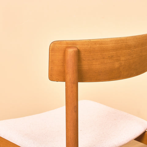 Danish set of 8 dining chairs in beech by Farstrup, model '250'