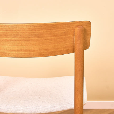 Danish set of 8 dining chairs in beech by Farstrup, model '250'