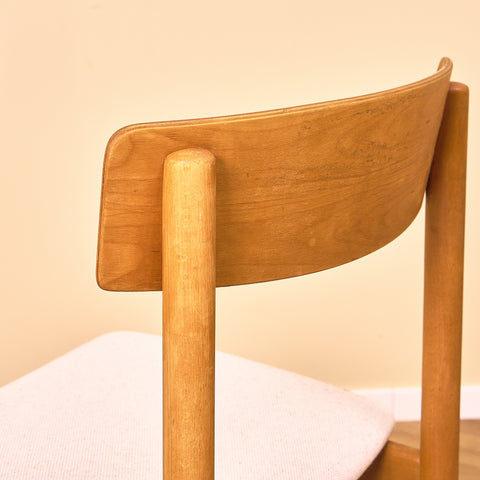 Danish set of 8 dining chairs in beech by Farstrup, model '250'
