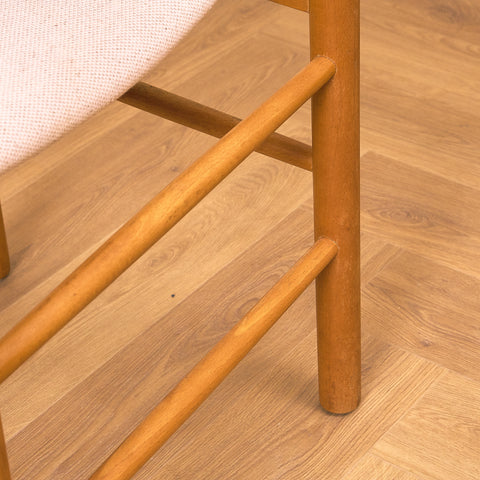 Danish set of 8 dining chairs in beech by Farstrup, model '250'