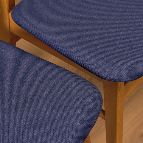 Danish dining chairs in teak & beech by Findahl Møbelfabrik, model 'Møsbol'