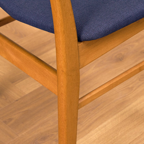 Danish dining chairs in teak & beech by Findahl Møbelfabrik, model 'Møsbol'