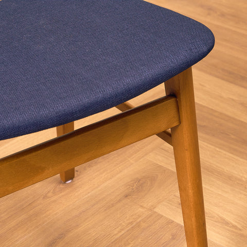 Danish dining chairs in teak & beech by Findahl Møbelfabrik, model 'Møsbol'