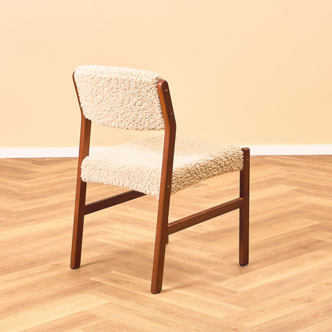 Danish set of 6 dining chairs in teak by Henry Walter Klein