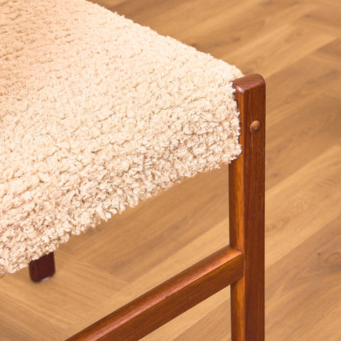 Danish set of 6 dining chairs in teak by Henry Walter Klein