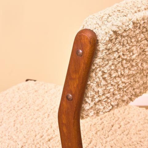 Danish set of 6 dining chairs in teak by Henry Walter Klein