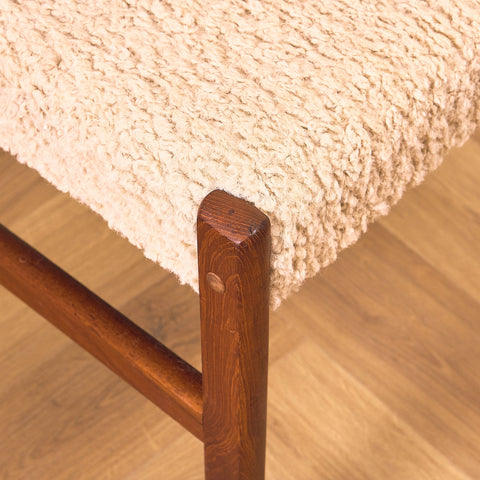 Danish set of 6 dining chairs in teak by Henry Walter Klein