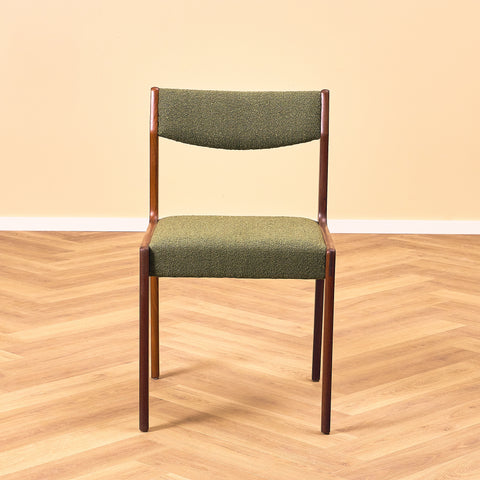 Danish dining chairs in walnut
