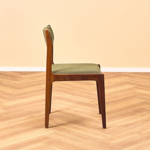 Danish dining chairs in walnut