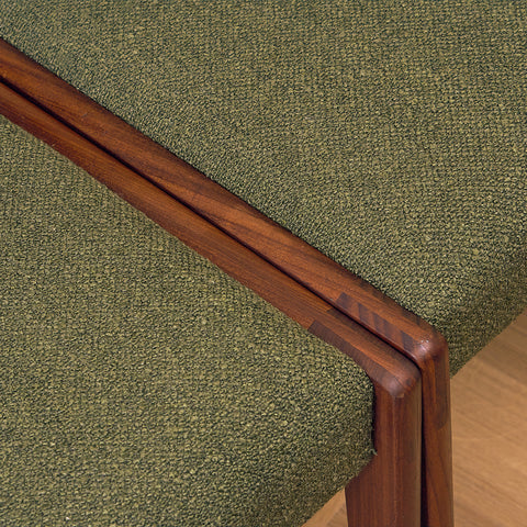 Danish dining chairs in walnut
