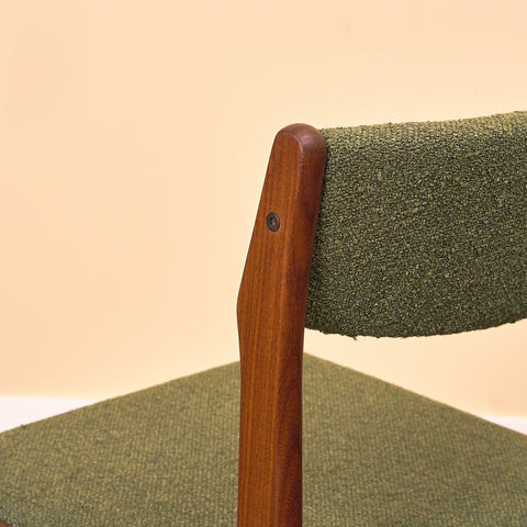Danish dining chairs in walnut