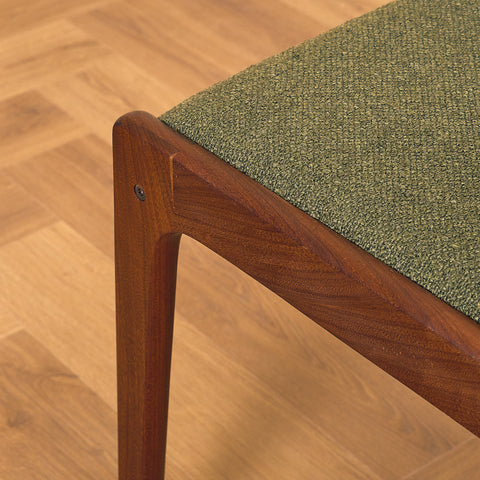 Danish dining chairs in walnut