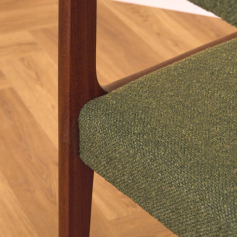 Danish dining chairs in walnut