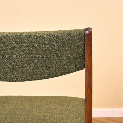 Danish dining chairs in walnut