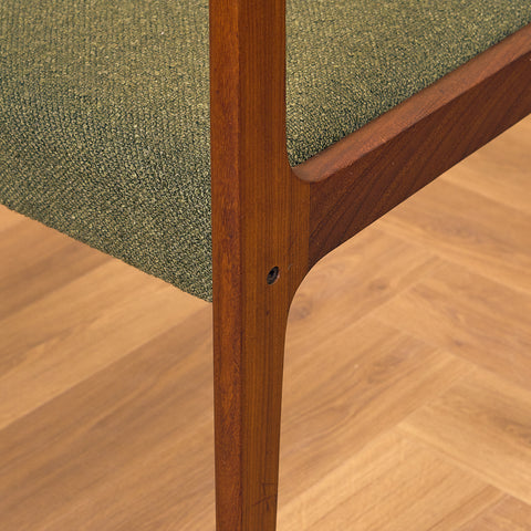 Danish dining chairs in walnut