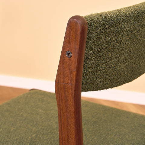 Danish dining chairs in walnut