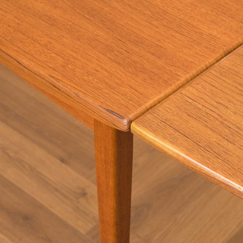 Swedish rectangular dining table in teak by Rosendal Möbelfabrik, Rottne