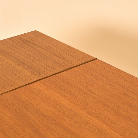 Swedish rectangular dining table in teak by Rosendal Möbelfabrik, Rottne