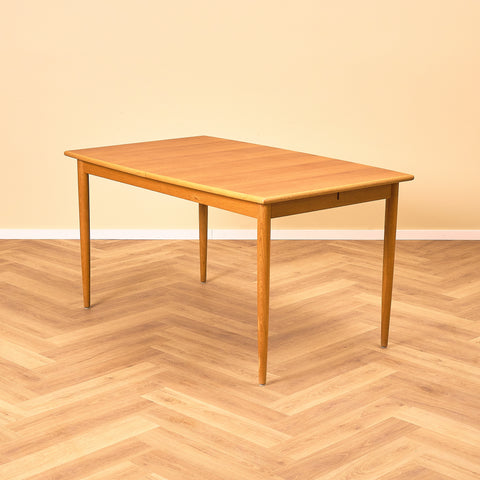 Swedish dining table in teak by K.-E. Kullén for Bodafors