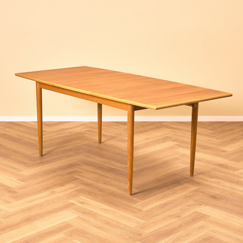 Swedish dining table in teak by K.-E. Kullén for Bodafors