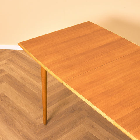 Swedish dining table in teak by K.-E. Kullén for Bodafors