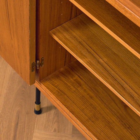Swedish modular bookshelf in teak, model 'Prydno', by Bröderna Gustafsson