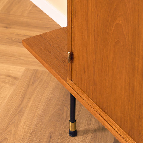 Swedish modular bookshelf in teak, model 'Prydno', by Bröderna Gustafsson