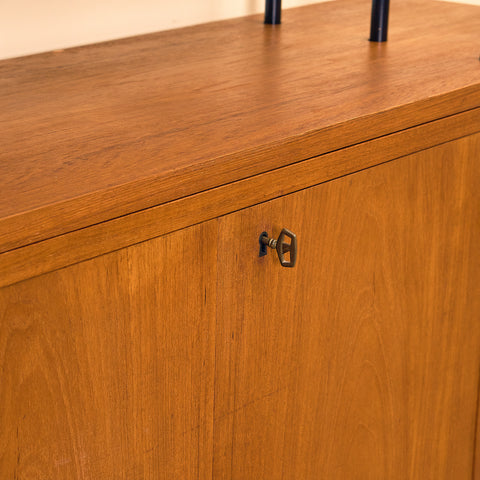 Swedish modular bookshelf in teak, model 'Prydno', by Bröderna Gustafsson