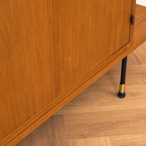 Swedish modular bookshelf in teak, model 'Prydno', by Bröderna Gustafsson