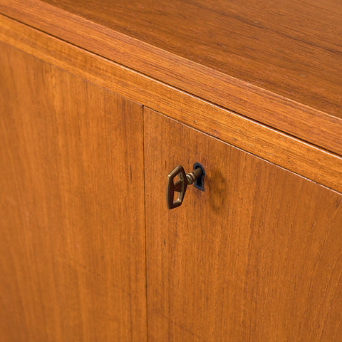 Swedish modular bookshelf in teak, model 'Prydno', by Bröderna Gustafsson