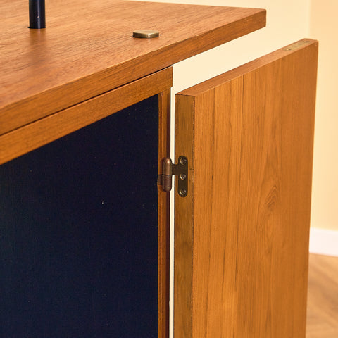 Swedish modular bookshelf in teak, model 'Prydno', by Bröderna Gustafsson