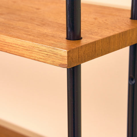 Swedish modular bookshelf in teak, model 'Prydno', by Bröderna Gustafsson