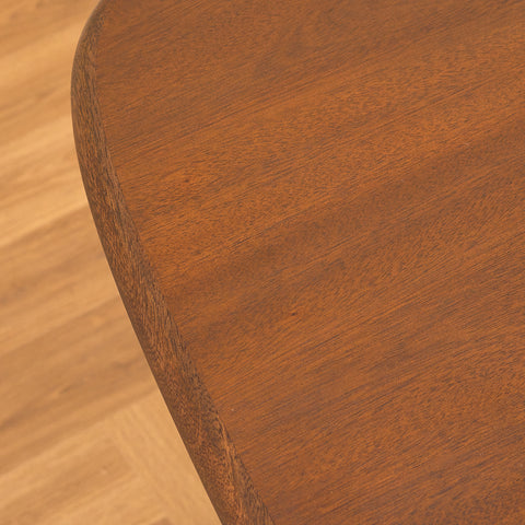 Danish oval dining table in mahogany by Skovby Møbelfabrik