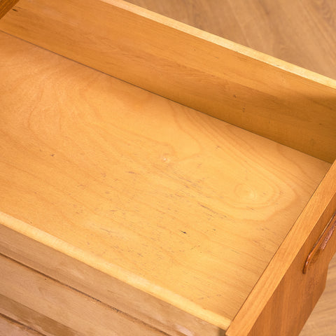 Swedish writing desk in teak and beech