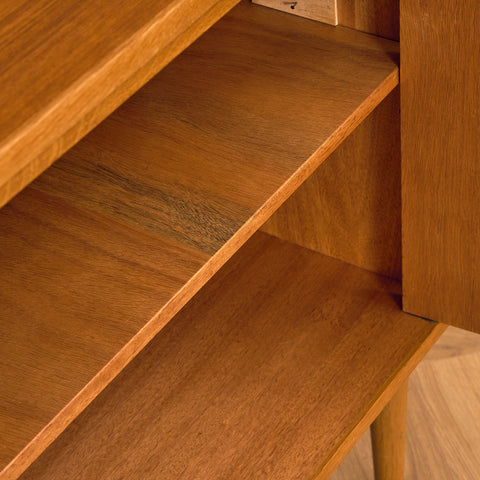 Swedish bookshelf in teak