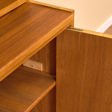 Swedish bookshelf in teak