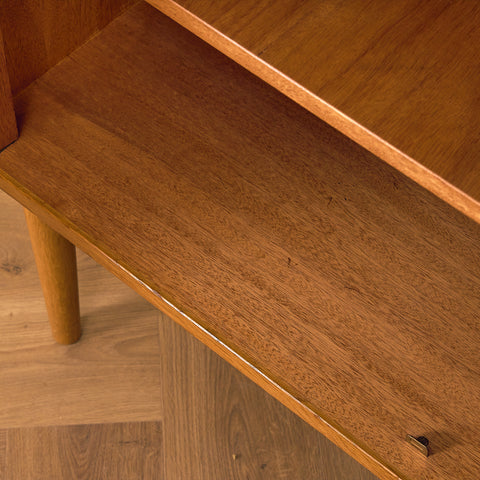 Swedish bookshelf in teak