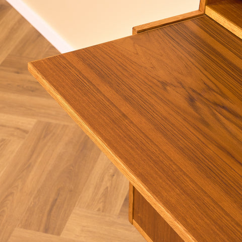 Swedish bookshelf in teak