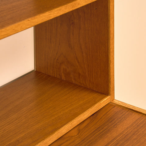 Swedish bookshelf in teak