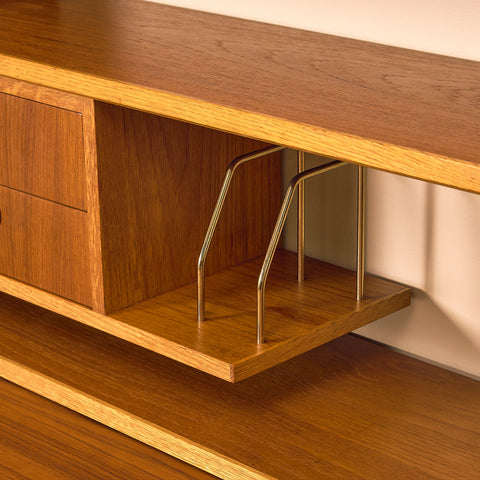 Swedish bookshelf in teak