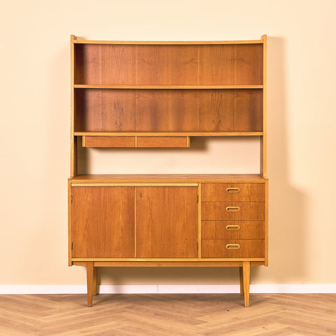 Swedish bookshelf in teak