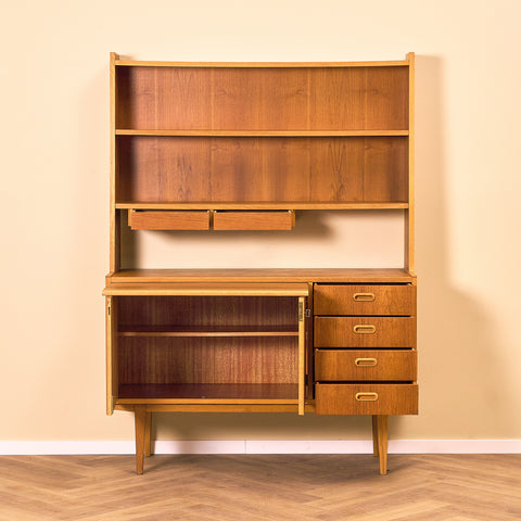 Swedish bookshelf in teak