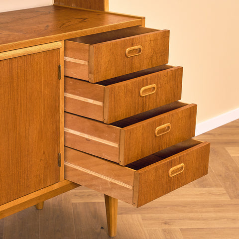 Swedish bookshelf in teak